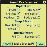 Sound preferences