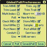 Global Poll preferences